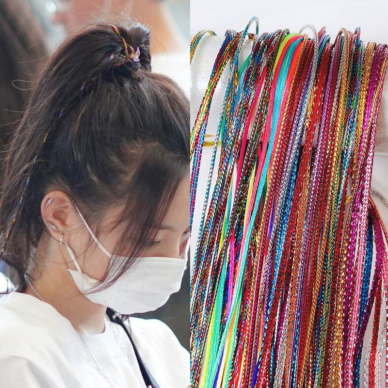 Vibrant Hair Ropes Set - Colorful Hair Accessories in Assorted Shades - LUX MANE HAIR by Mese