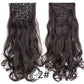 Silky Smooth Synthetic Straight Hair Clips In - Natural, Black Brown Ombre, Ginger - LUX MANE HAIR by Mese