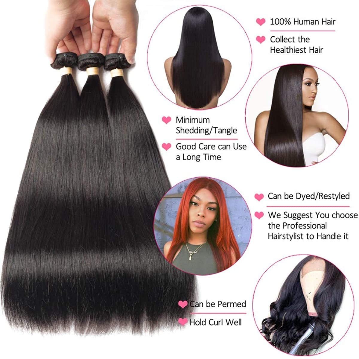 Kim Lux Silky Straight Hair Bundles - LUX MANE HAIR by Mese
