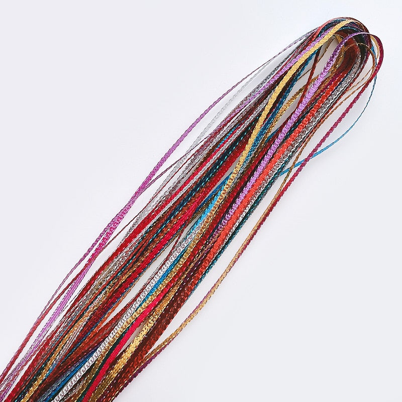Vibrant Hair Ropes Set - Colorful Hair Accessories in Assorted Shades - LUX MANE HAIR by Mese